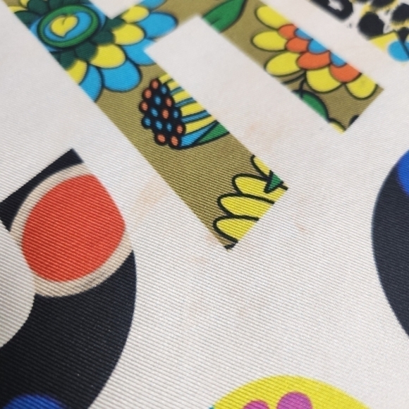 Moschino 100% Silk Scarf - Picture 7 of 13